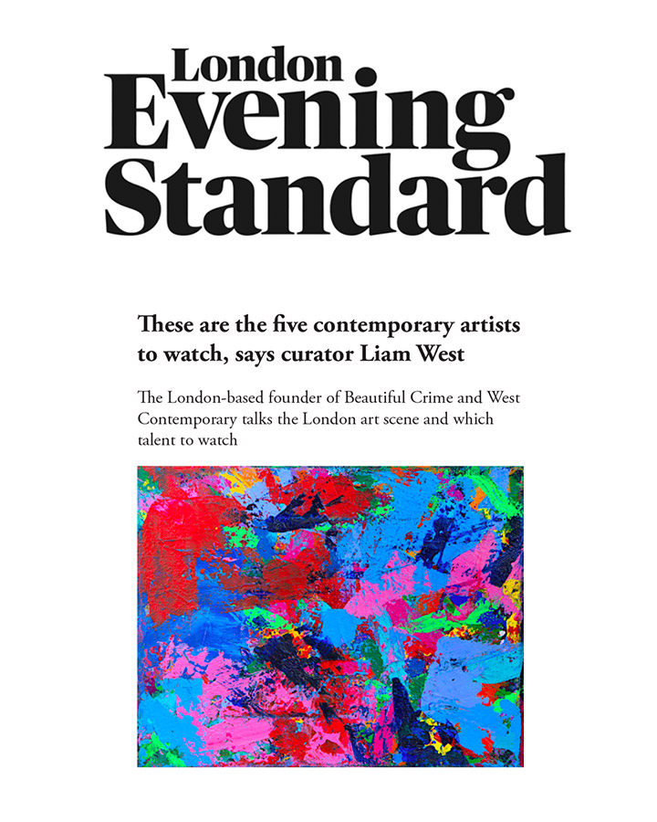 London Evening Standard, These are five contemporary artists to watch, says Liam West (Nicholas Kontaxis)