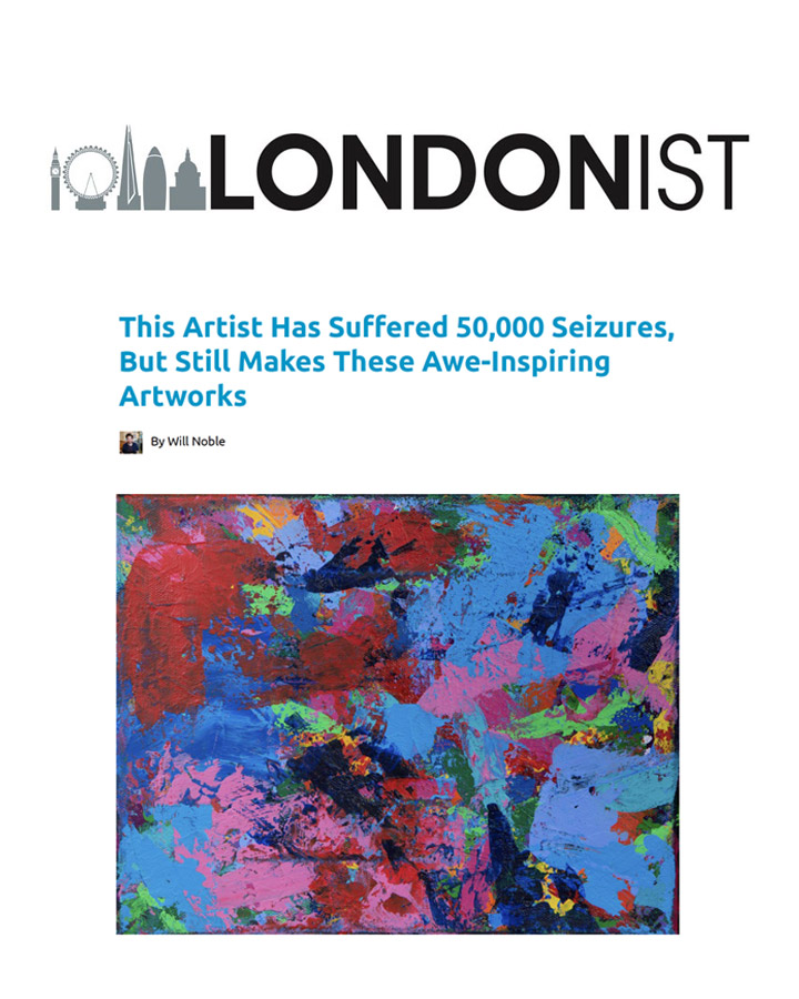 Londonist This Artist Has Suffered 50,000 Seizures, But Still Makes These Awe-Inspiring Artworks, Nicholas Kontaxis